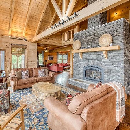 Sky High Lodge By Bk Stays. Large Cabin. Amazing Views. Game Room. Jacuzzi. Six Bedrooms. Sleeps 12 Blue Ridge Extérieur photo