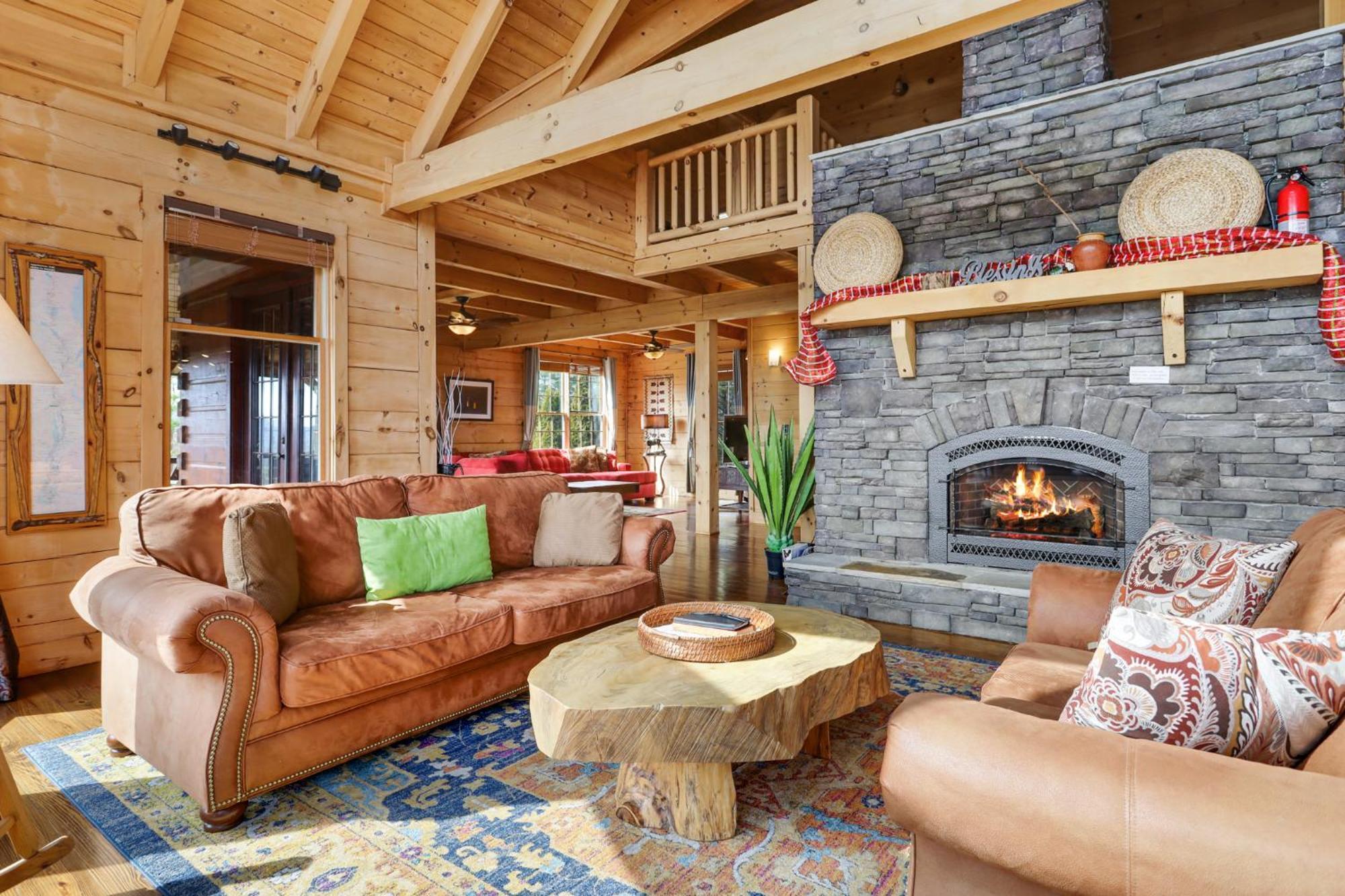 Sky High Lodge By Bk Stays. Large Cabin. Amazing Views. Game Room. Jacuzzi. Six Bedrooms. Sleeps 12 Blue Ridge Extérieur photo