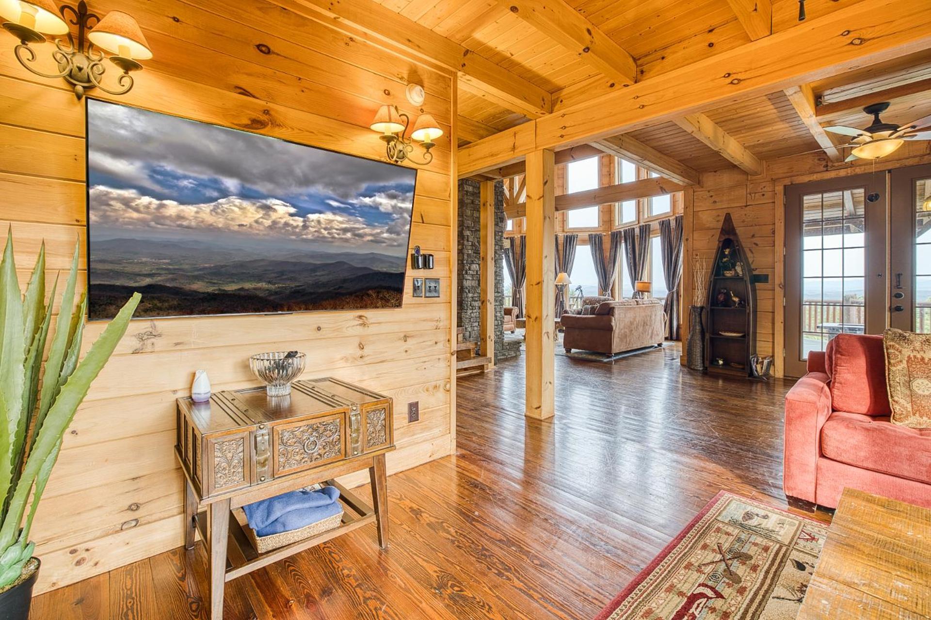 Sky High Lodge By Bk Stays. Large Cabin. Amazing Views. Game Room. Jacuzzi. Six Bedrooms. Sleeps 12 Blue Ridge Extérieur photo