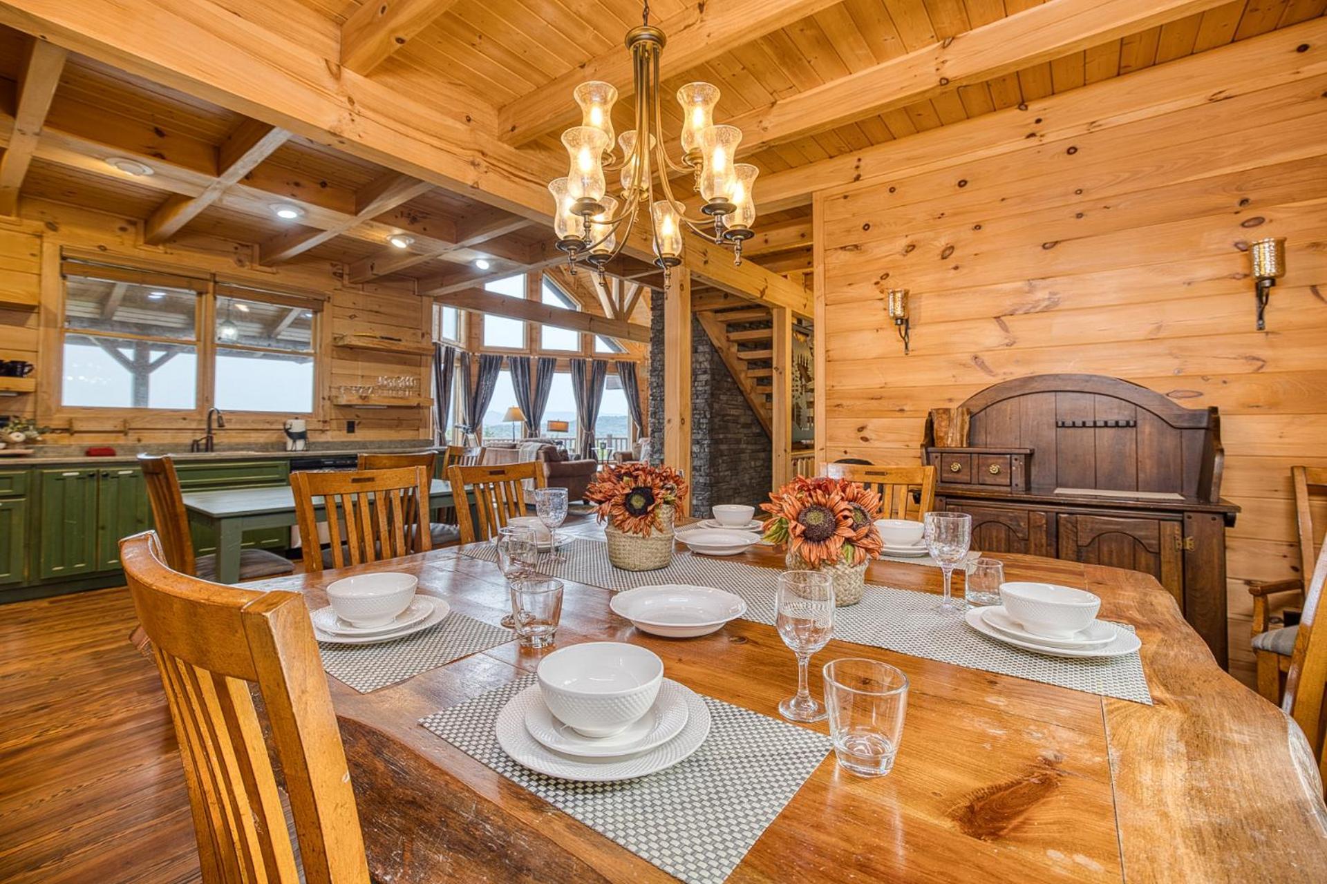 Sky High Lodge By Bk Stays. Large Cabin. Amazing Views. Game Room. Jacuzzi. Six Bedrooms. Sleeps 12 Blue Ridge Extérieur photo